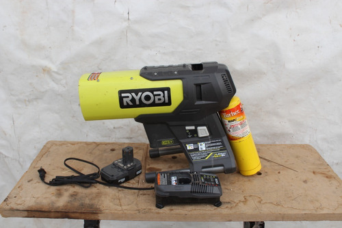 Ryobi Calentador De Taller Portable De Baterias Y Gas