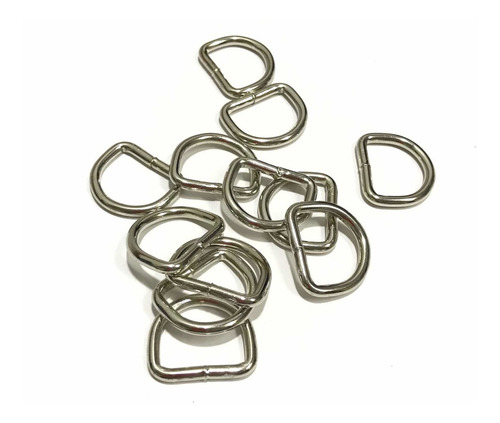 Imagen 3 de 5 de Medialunas Soldada 20mm X 10u. Ideal Collares De Mascotas.