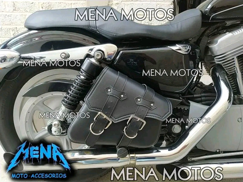 Pistolera Mochila Moto Harley Sportster Derecha 