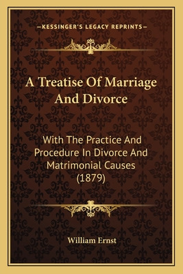 Libro A Treatise Of Marriage And Divorce: With The Practi...