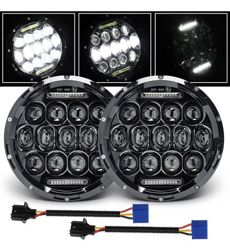 Faro Led De 7 Pulgadas Para Har-ley Davidson Touring 1994-13