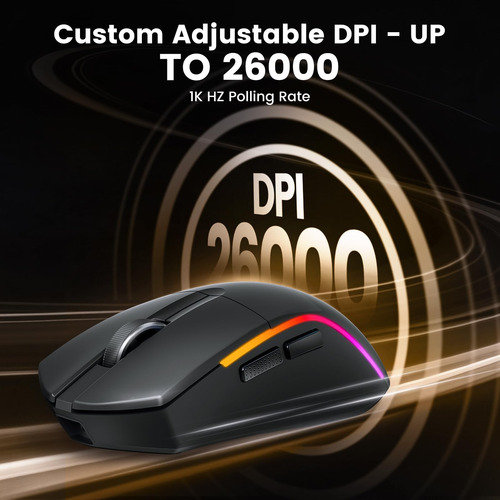 Redragon M816-pro Wireless Gaming Mouse, 26k Dpi Tri-mode 61