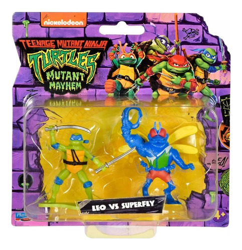 Figuras Mini Tortugas Ninja Pack X2 83310