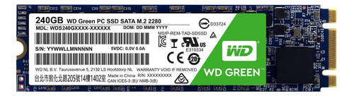 Disco sólido interno Western Digital WD Green WDS240G1G0B 240GB verde