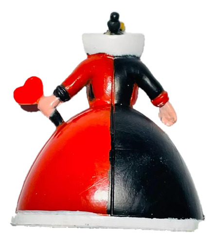 Rainha De Copas Miniatura Altura 3 Cm Coleção Disney Parks