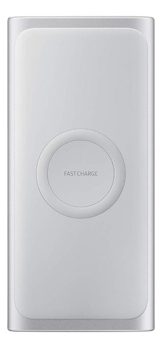 Carregador Turbo Power Bank Portatil Samsung 10000mah Usb-c Cor Prata