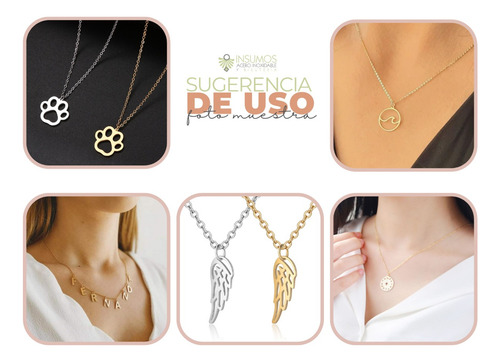 Caja Sorpresa 20pz Dijes Acero Inox Bisutería Pulsera Collar