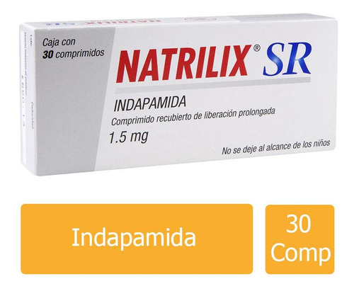 Natrilix Sr 1.5 Mg Caja Con 30 Comprimidos Recubiertos