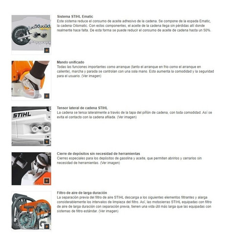 Motosierra Stihl Robusta Ms 361 50cm + Guante Lente Regalo