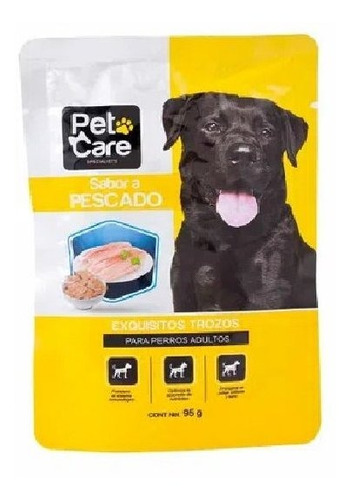Pouches Perro Pescado Al Vapor X6uni Pet Care
