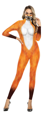Mono Con Estampado De Animales Para Mujer, Traje Zentai De Catsuit De Halloween