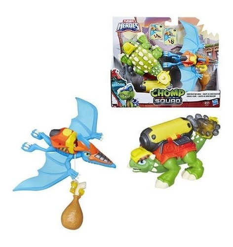 Dinosaurio Playskool Chomp Squad Dinos A La Obra. Hasbro