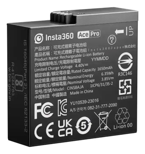 Batería De Carga Insta360 Ace Pro 2 / Ace Pro
