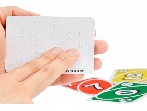 Uno Original En Braille Ceguera Lenguaje Ciego Discapacidad