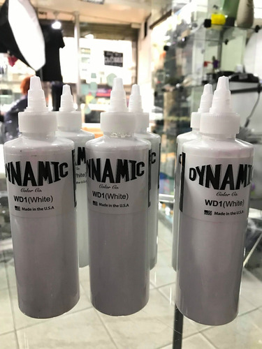 Tattoo Tinta Dynamic Blanca 8 Oz, Original!