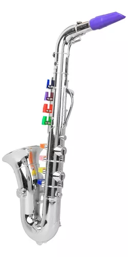 TOYANDONA 1 unids juguetes de saxofón para niños, instrumentos musicales de  saxofón de plástico, juguetes para niños y niñas (color aleatorio)