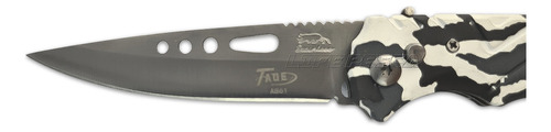 Canivete Automático De Saque Rápido Taue A861- Camuflado