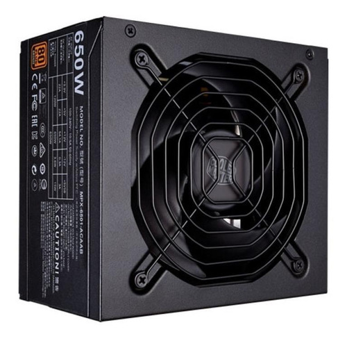Fuente de poder para PC Cooler Master Technology MWE Bronze Series MPX-6501-ACAAB 650W  black 100V/240V