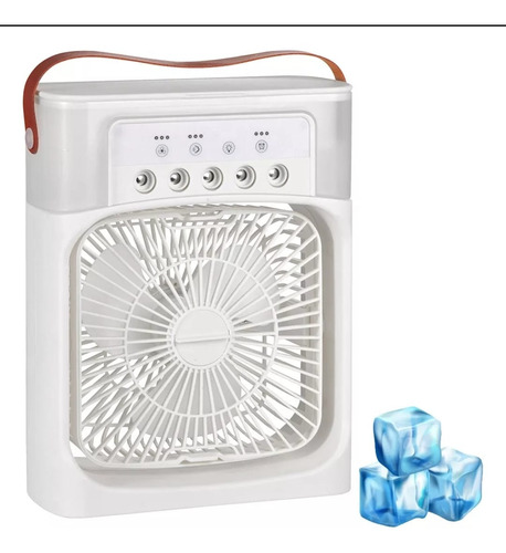 Mini Aire Acondicionado Con Deposito Para Agua Y Hielo Blanco