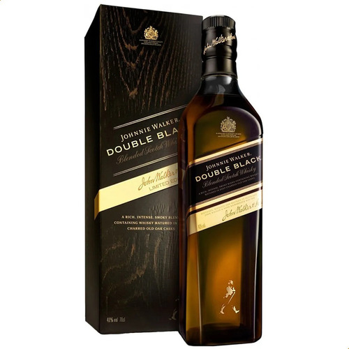Imagen 1 de 3 de Whisky Johnnie Walker Double Black Blended Escocés 750ml