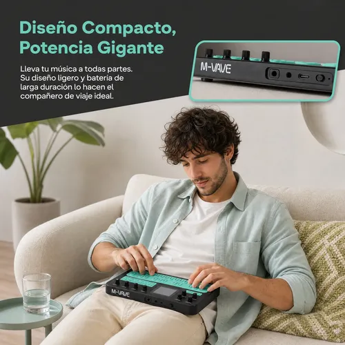 M-vave Fm-1 Sintetizador De Frequência Modulada 128 Presets
