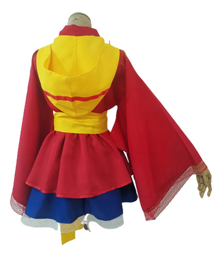Anime One Piece Monkey D. Disfraz De Luffy Para Mujer Y