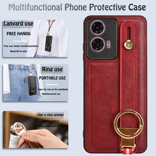 B Funda Para Motorola Moto G04/g24 Compatibilidad De Pu