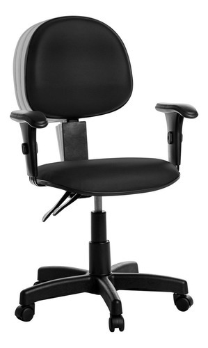 Cadeira Ergonômica Executiva Com Braço Rce Cor Preto