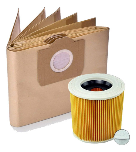 Bolsas Y Filtro Hepa Aspiradora Karcher Nt20/1