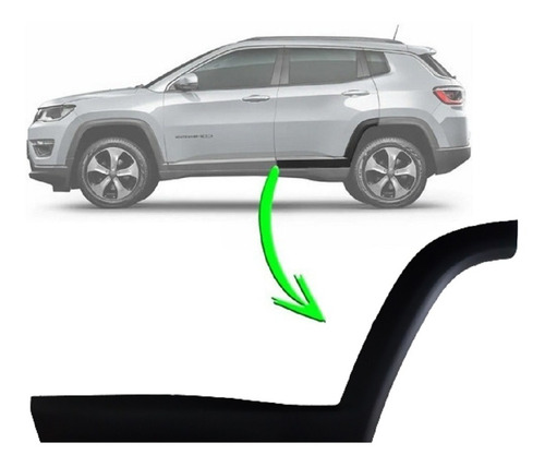 Moldura Porta Traseira Esquerda Jeep Compass 7092497 Orig