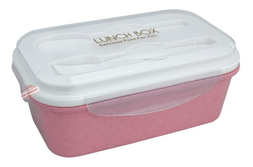 Topper Ecológico Fibra De Trigo Anti Derrame Lunch Box 10618