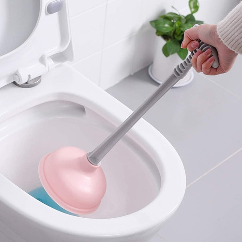 Sopapa De Goma Grande Para Baño Destapa Inodoro - Sheshu Colores Rosa