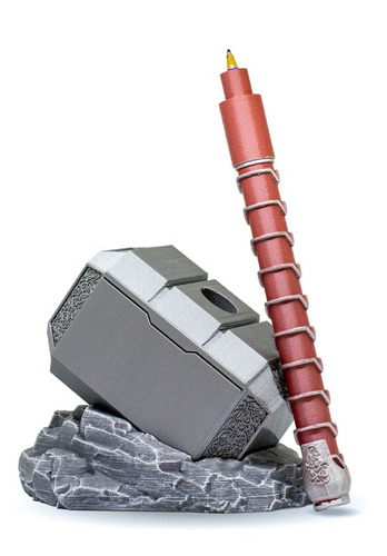 Martillo Thor Birome - Mjoln Figura Impresa En 3d Excelente