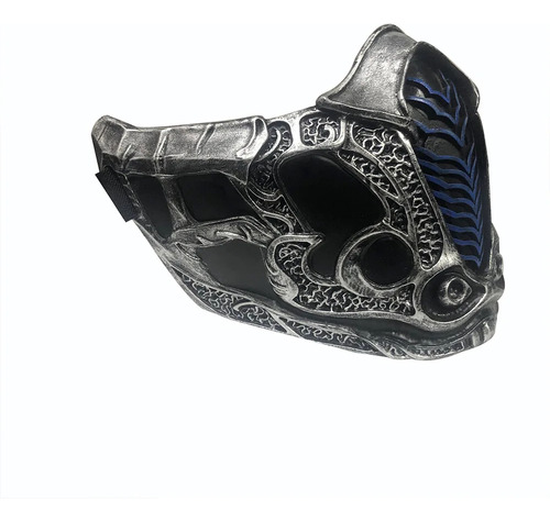 Máscara Scorpion Props De Mortal Sub-zero Para Cosplay Kombat Resin