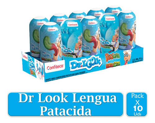 Dulce Caramelo Doctor Look Lengua Patácida  X 10 Uds