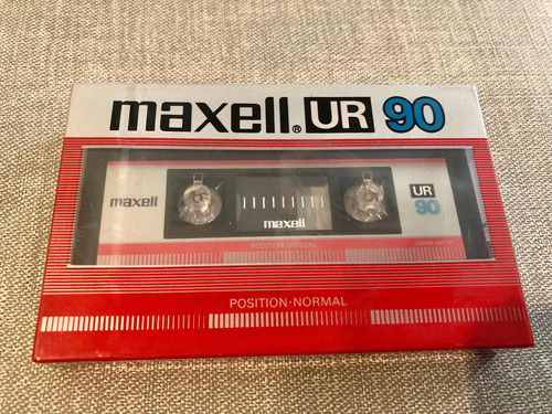 Cassette Maxell Ur 90 Minutos Cinta Normal Tipo I Sellada