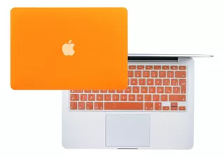 Carcasa Case Macbook + Protector De Teclado Español Pro Air