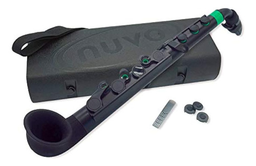 Saxofón Soprano Nuvo, Negro / Verde (n520jbgn)