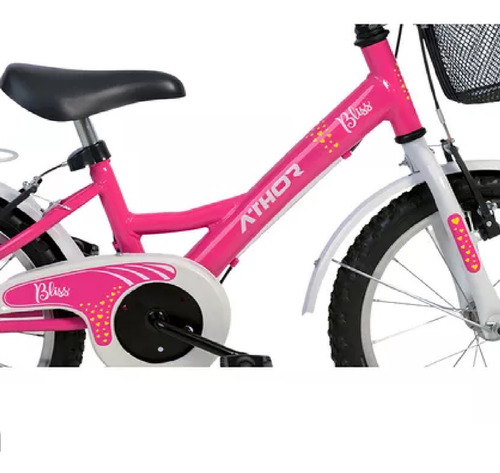 Bicicleta Aro 16 Modelo Familia Bliss Infantil Cores Cor Rosa Tamanho Do Quadro 16