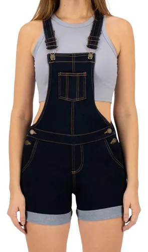 Overol jean mujer short hotsell