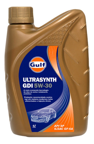 Óleo Lubrificante 5w-30 Gulf Ultrasynth Gdi 5w30 Api Sp - 1l