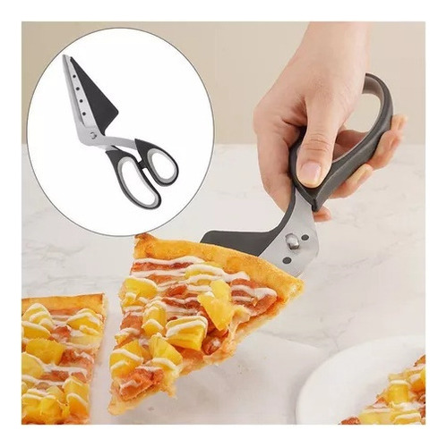 Cnn Pala For Pizza 2 En 1, Tijeras, Tabla Cortar