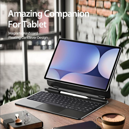 Funda Negra Con Teclado Y Tableta Para Samsung Galaxy Tab S1