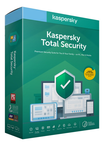 Kaspersky Total Security Premium - 5 Dispositivos 2 Años