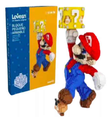 Rompecabezas 3d Mini Bloques Armable Super Mario Wonder Go