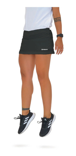 Pollera Con Calza Simbra Mujer Hockey Deportiva - Olivos