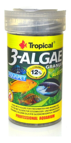 Ração 3-algae Granulat Tropical 44g