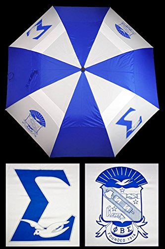 Paraguas Automático Resistente Al Viento Phi Beta Sigma 30 