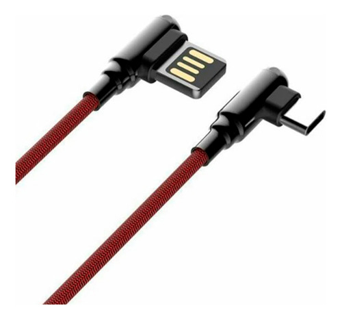 Cable Ldnio Ls422 Tipo C 2m Conector 90° Para Celular