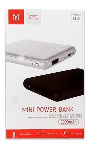 Imagen 4 de 4 de Cargador Portátil Power Bank 5000 Mah Mini Nuevo Tienda